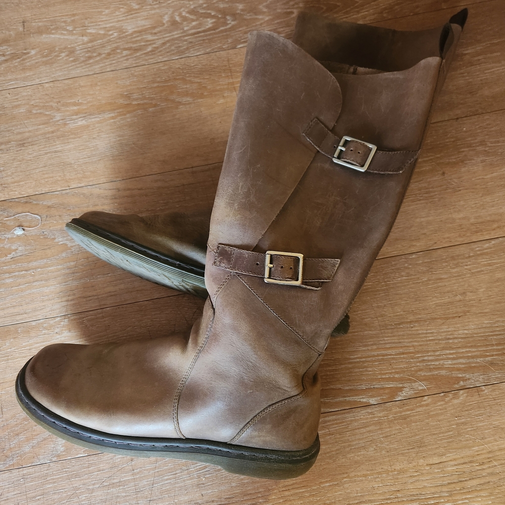 Dr. Martens Brown Over the Knee Boots